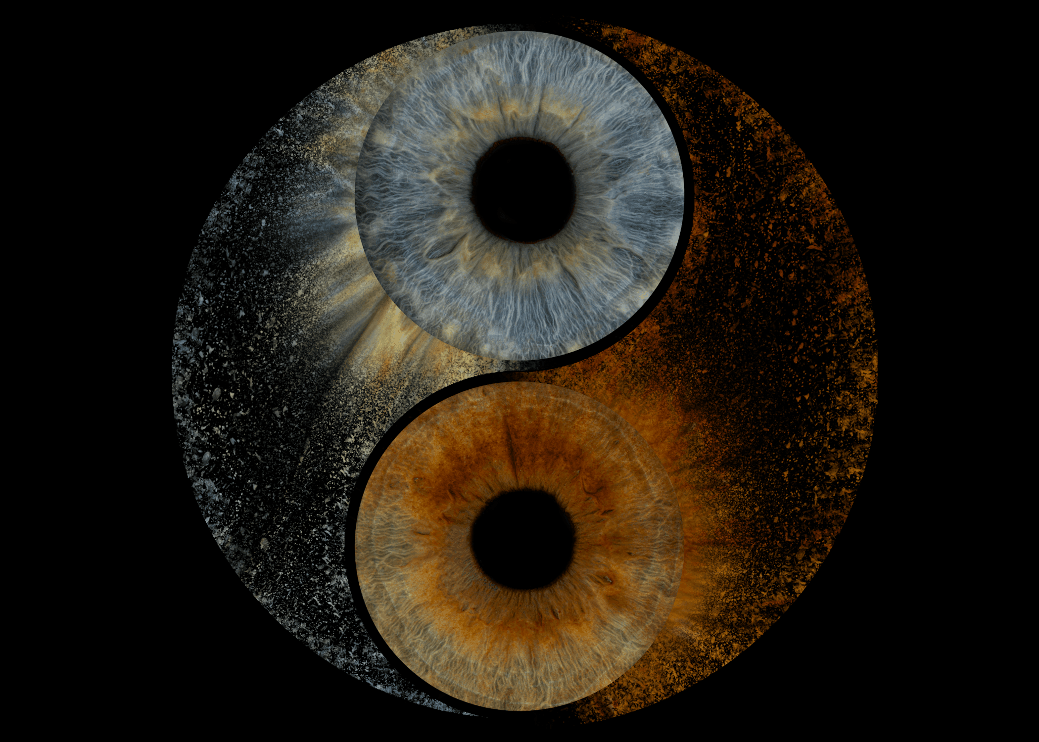 Iris Photography effect - Yin Yang