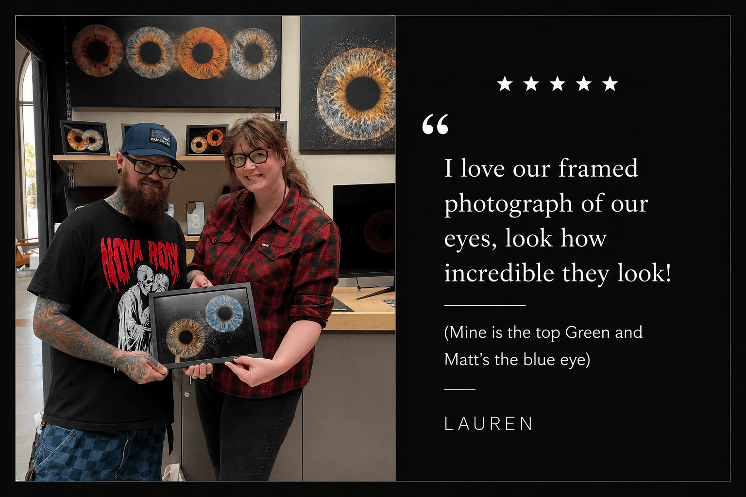 IrisInFrame customer review 3